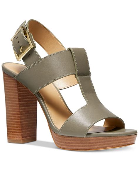 michael kors becker t strap sandals.